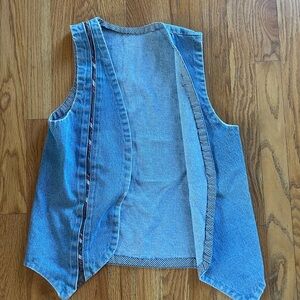 Blue Denim Vest - fits like an S